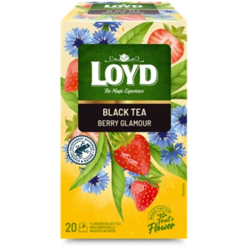 Aromatizēts melnās un zaļās tējas maisījums LOYD B
