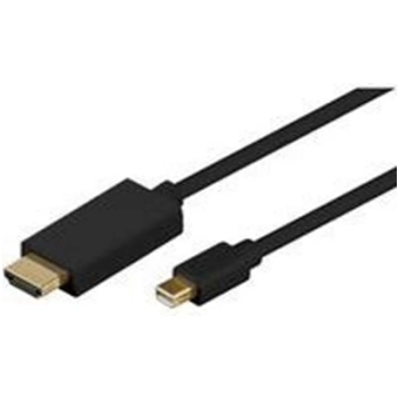 MicroConnect Mini Displayport-HDMI M-M 3m incl. au