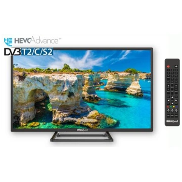 TV LED 4K Digiquest 32"" DLHR doppio tuner combo D