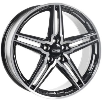 18"" 5x120 CMS C29 Diamond Black Gloss ET50 8J 1LA