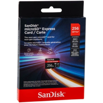 SanDisk microSD EXPRESS 256GB Switch 2 gatavs