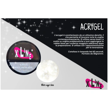 XLINE ACRYGEL WHITE SUGAR SHINE