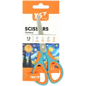 YES Orange Line scissors, 13 cm, for chalk. 200-16