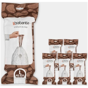 BRABANTIA atkritumu tvertņu maisiņi, 40-45 l, (L),