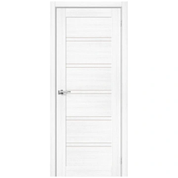 Durvju komplekts Unidoors SEMPRA 03 DO, PVC, Balts