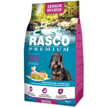 Rasco Premium Senior Mini & Medium vistas gaļa ar 