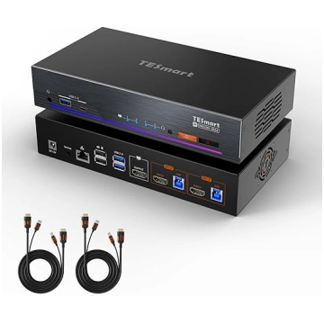 TESmart HKS201-Meister 4K @ 144Hz HDMI KVM slēdzis