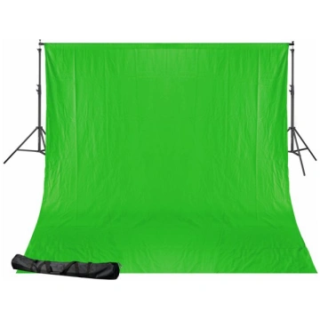 Bresser BR-D24 Fona sistēma + Fona audums 2,5 x 3m
