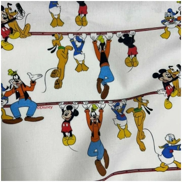 Tessuto Cotone Topolino Amici 50 Cm
