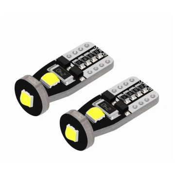 LEMPUTĖS W5W T10 LED 3SMD CANBUS 12V (2VNT) Tiešsa