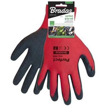 Cimdi ar lateksa pārklājumu GRIP RED 11izm BRADAS 