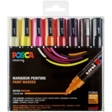 Posca Posca - PC5M - Medium Tip Pen - Warm colors 