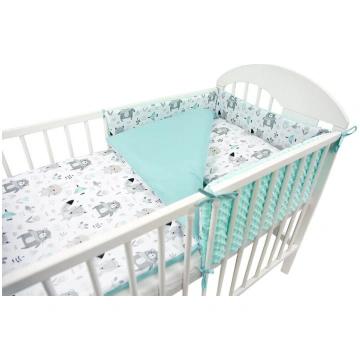Gultas veļa MINKY 135x100 MyBaby, 3 daļas