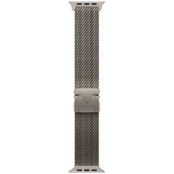 Apple | 49mm Natural Titanium Milanese Loop - Medi