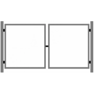 Two-sided territory gate, frame