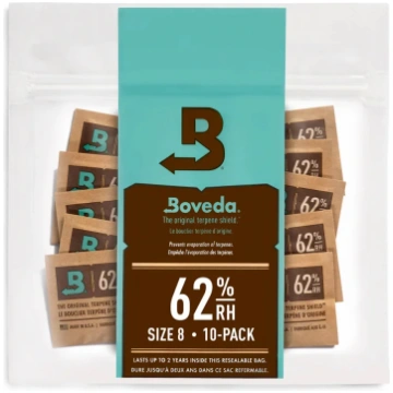 62% Boveda Confezione Umidità 8 Grammi Pacco Contr