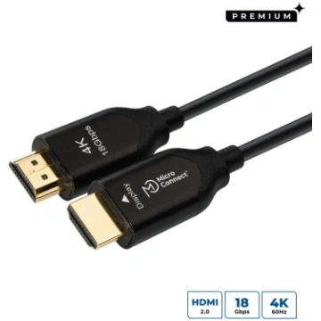 Microconnect Premium Optic HDMI kabelis 100m 18 Gb