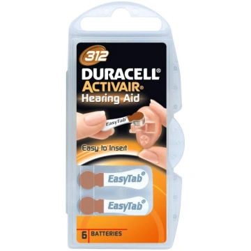 Duracell Akumulators A312/DA312/ZL312 2929, 1.4V, 