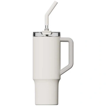 Termokrūze Xiaomi Straw XMXGB01PL, 1 l, balta krās