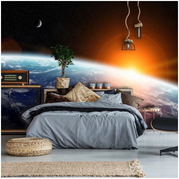 Fototapete: Saules Lēkts Virs Zemes