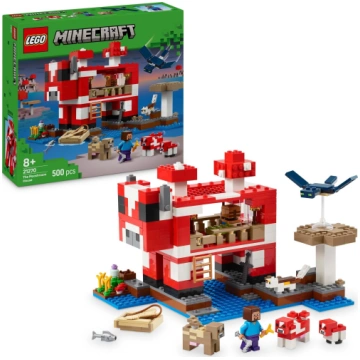 Lego Minecraft sēņu govju māja (21270) 21270