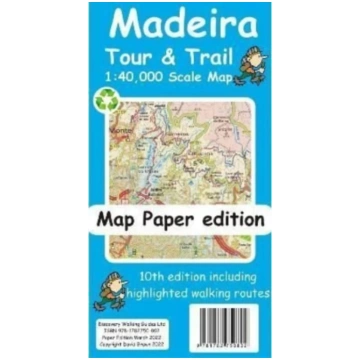 Madeira Tour and Trail Map paper edition Bookshop