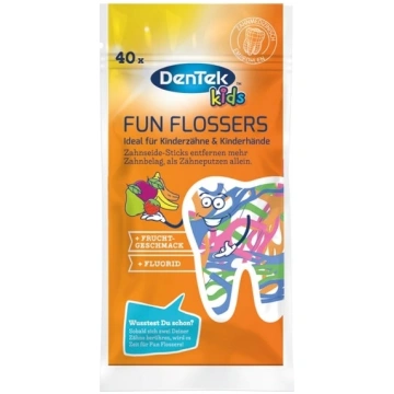 Zobu starpu tīrāmie kociņi DenTek Fun Flossers 40 