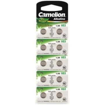 Camelion LR41 (AG3) elements, 10 gab