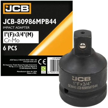 Trieciena adapteris 1""(F) x 3/4""(M), JCB, JCB-80