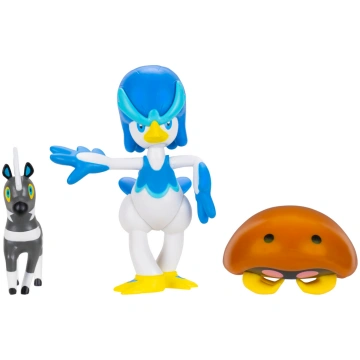 POKEMON Blitzle, Kabuto un Quaxwell darbības figūr