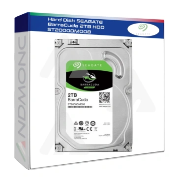 Hard Disk SEAGATE BarraCuda 2TB HDD ST2000DM008 An