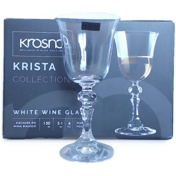 Glāzes baltajam vīnam 6gab. 150ml Krosno(Krista)