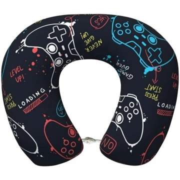 Joystick Gamepad ceļojuma spilvens Atmiņas putu ka