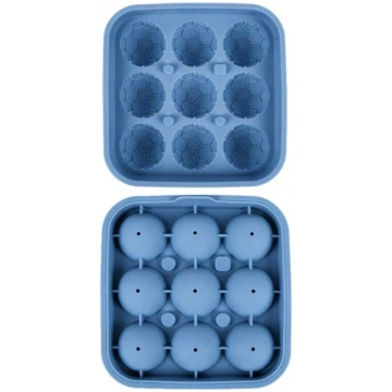 Silicone Football Shape Ice Grid Mold Ice Hockey S