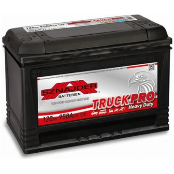 Auto akumulators 12 V / 120 AH / 950 A EN SZNAJDER