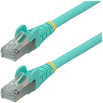 Startech 1m CAT6a Ethernet Cable - Aqua - Low Smok