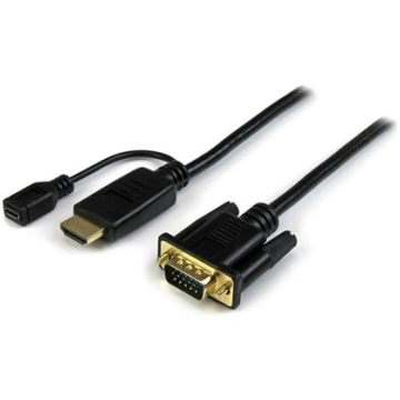 Kabel StarTech HDMI - D-Sub (VGA) + micro USB 0.9m