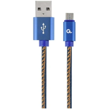 GEMBIRD Premium Jeans (džinsa) Micro-USB kabelis a