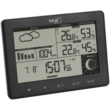 TFA TFA 35.1158.01 ELEMENTS Wireless Weather Stati