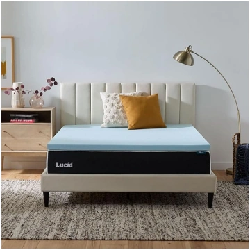 LUCID Ventilated Gel Infused Memory Foam, 2 collas