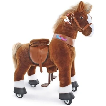 PonyCycle Oficiālā mehāniskā zirga rotaļlieta, bēr