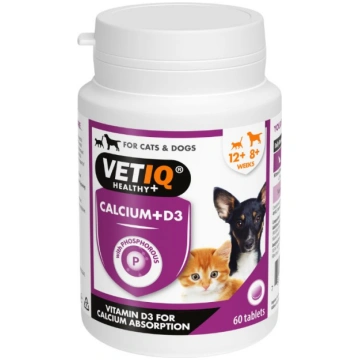 VetIQ Calcium +D3 tabl. N60 | 750826002800