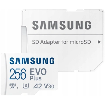 Samsung MicroSD Card EVO+ Plus 256GB microSDXC U3 