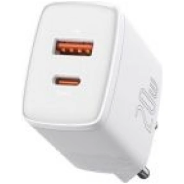 Baseus Compact fast charger USB / USB Type C 20W 3
