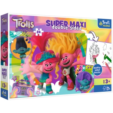 TREFL TROLLS Super Maxi puzle, 24 gab. 41017T
