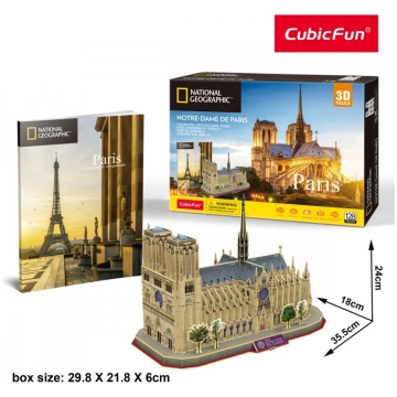 Cubicfun 3D Puzzle Notre Dame N.G. 306-DS0986