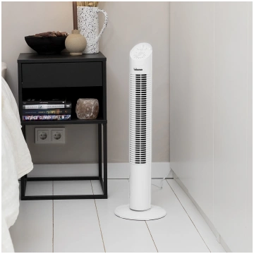 Ērts torņa ventilators VE5905 ar taimeri Tristar