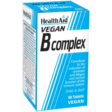 HealthAid Vegan B Complex tabletes N60