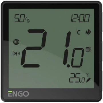 Telpas termostats EOne, ZigBee, Melns, 230V (19800