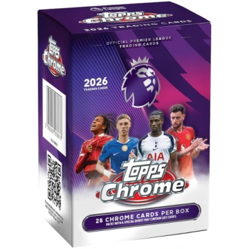 2026 Topps Chrome Premier League futbola rūpnīcas 
